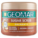GEOMAR Dehydrating Sugar Scrub, with Sea Salt, Epsom Salt, Argan Oil and Extracts of Sugar and Dandelion, 95% Natural Origin, Made in Italy, 600 g
