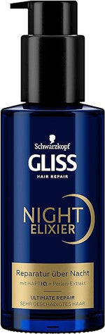 Schwarzkopf Gliss Night Elixier Ultimate Repair Hair Serum 100 ml