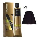 Goldwell Nectaya Hair Color Without Amonia 3VV Dark Violet 60mlx3:180ml
