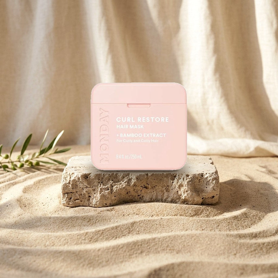 MONDAY Haircare Curl Restore Haarmaske mit Bambusextrakt 250 ml