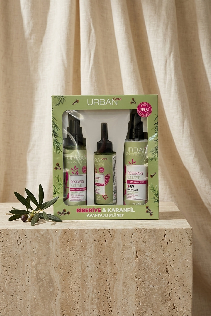 urban-care-rosemary-clove-hair-care-treatment-set-set-of-hair-care-oil-100-ml-hair-care-water-150-ml-milk-200-ml