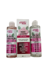 SOFTTO PLUS Rose Water Cleaning Jel 200 ml+Rose Water 200 ml + Rose Water Tonic 200 ml - Aegean Vibe
