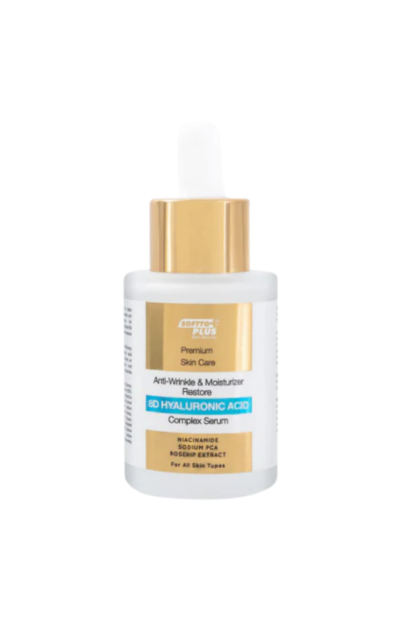 SOFTTO PLUS Anti-Wrinkle & Moisturizing 8d Hyaluronic Acid Complex Serum 30 ml