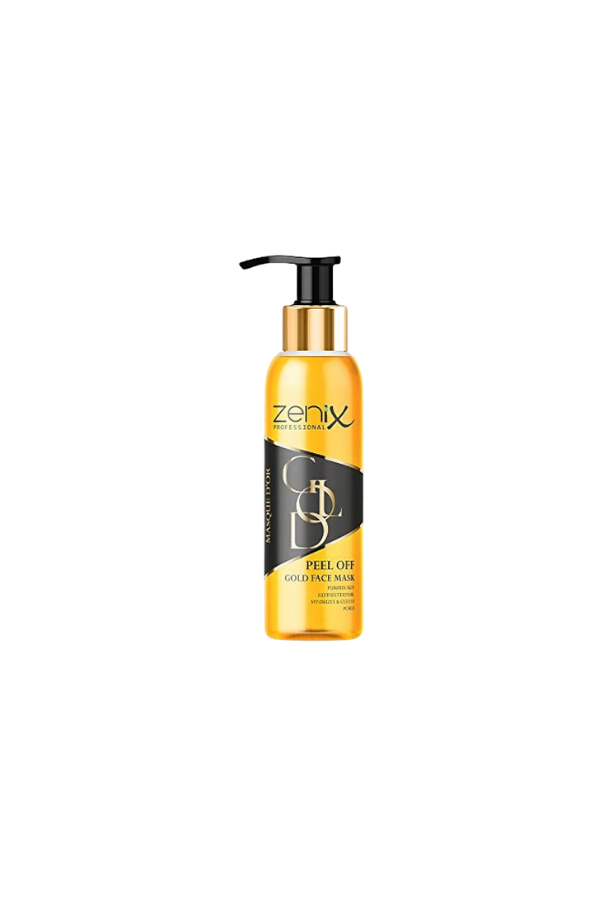 Zenix Gold Face Mask Peel – Golden Exfoliating Mask Against Pimples, Blackheads and Impurities 130 ml