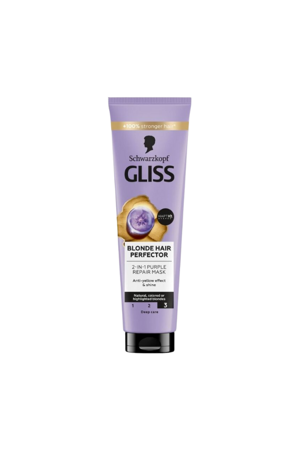Schwarzkopf GLISS Hair Repair Blonde Perfector Purple Mask 200 ml