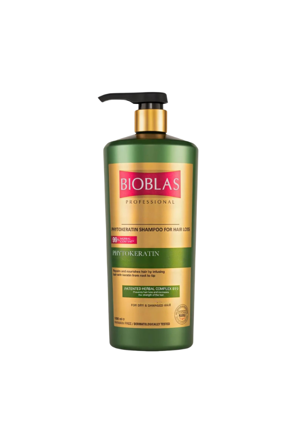 BIOBLAS Phytokeratin Shampoo for Hair Loss 1000 ml