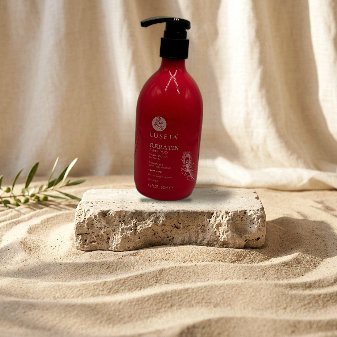 Luseta Keratin Shampoo mit Quinoa 500 ml
