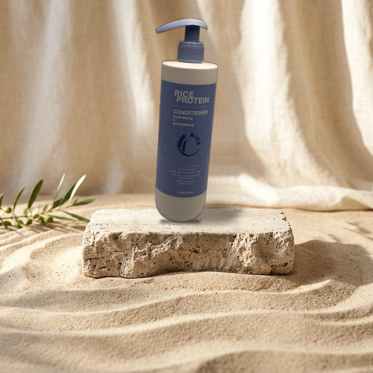 The BeautyDept. Rice Protein Conditioner mit Reisprotein & Glycerin 400 ml