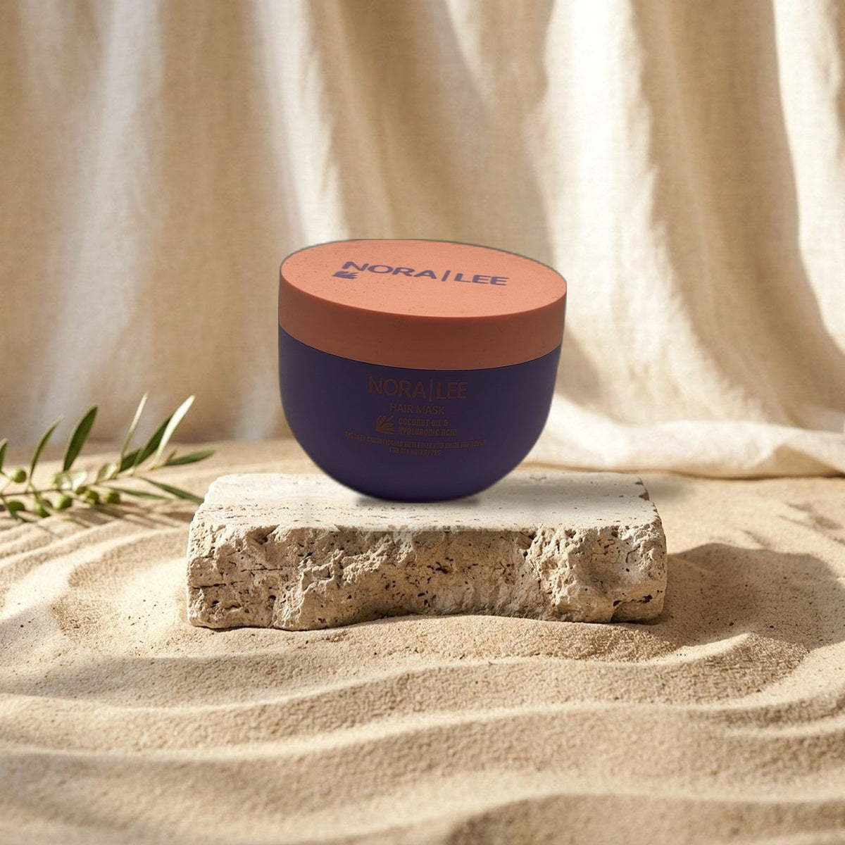 Nora Lee Haarmaske mit Kokosöl & Hyaluron 250 ml