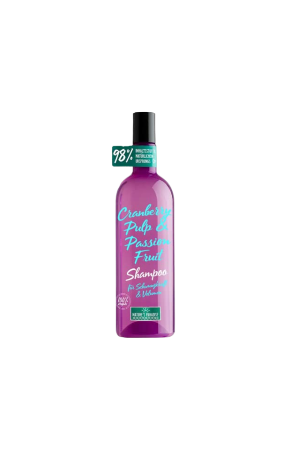 Nature's Paradise Cranberry & Passion Fruit Swing Power and Volume Shampoo, 375 ml