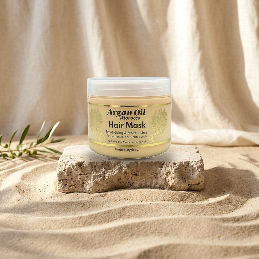 The BeautyDept. Revitalisierende Haarmaske mit Arganöl aus Marokko 500 ml
