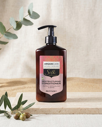 Arganicare Silk Protein Revitalising Shampoo 400 ml