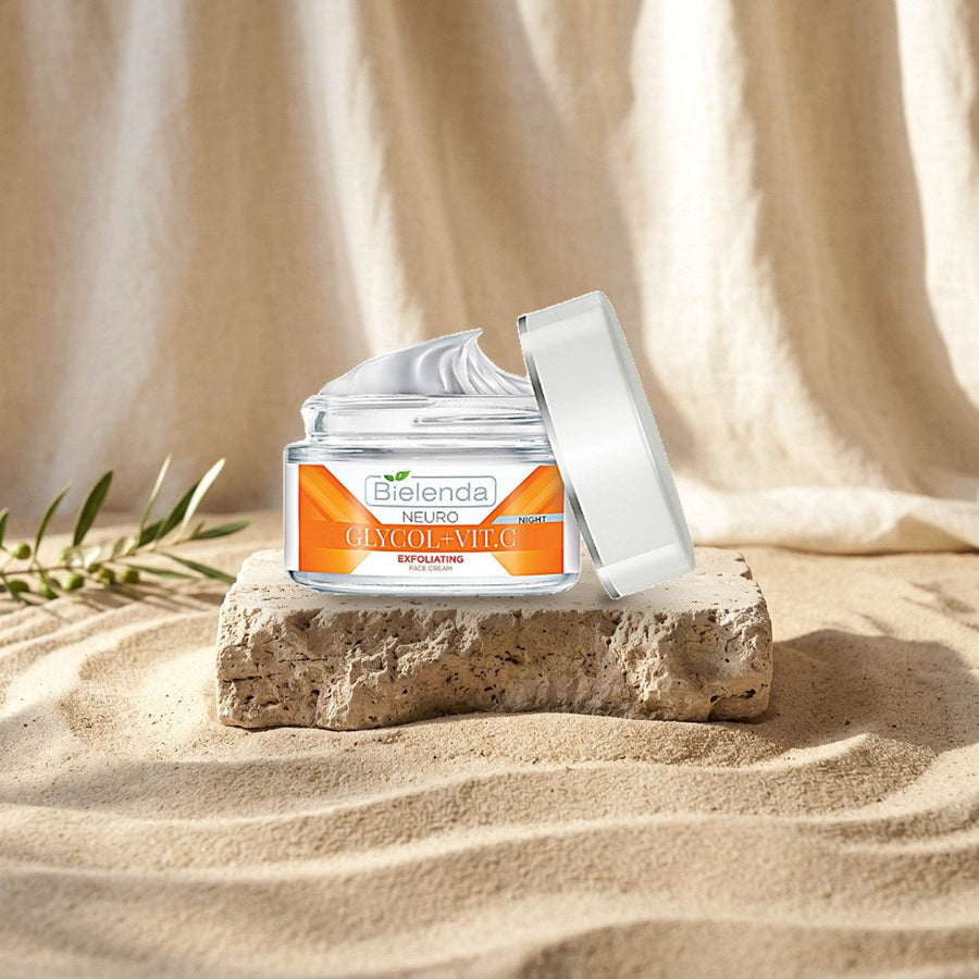 Bielenda Neuro Glycol + Vit.C Peeling-Gesichtscreme Nacht 50 ml