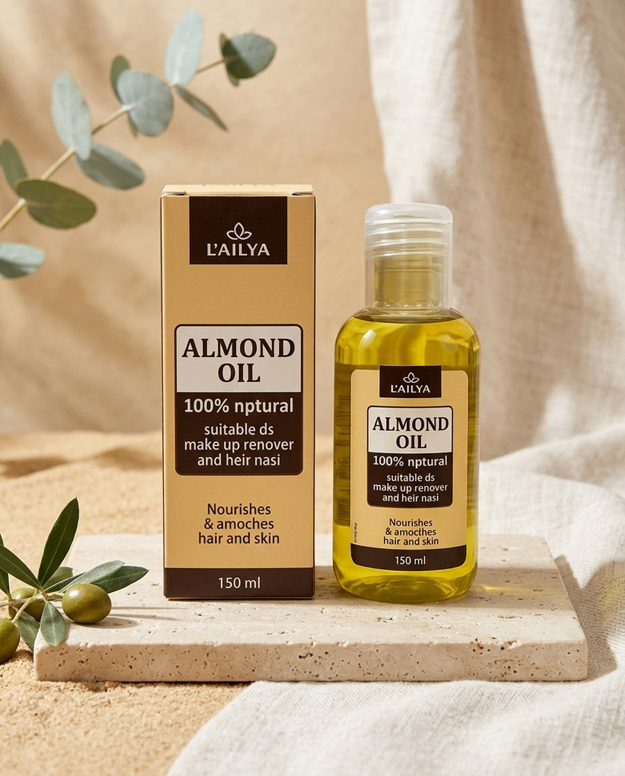 L'ailya Mandelöl für Haar & Haut 100 % natürlich 150 ml