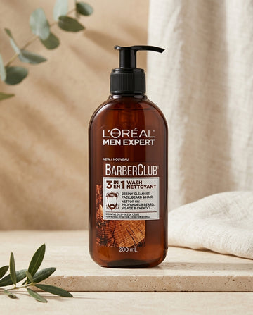 L'Oréal Paris Men Expert Barber Club Beard, Face & Hair Wash 200 ml