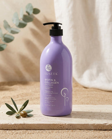 Luseta Biotin & Collagen Shampoo 1 L – für feines, trockenes Haar