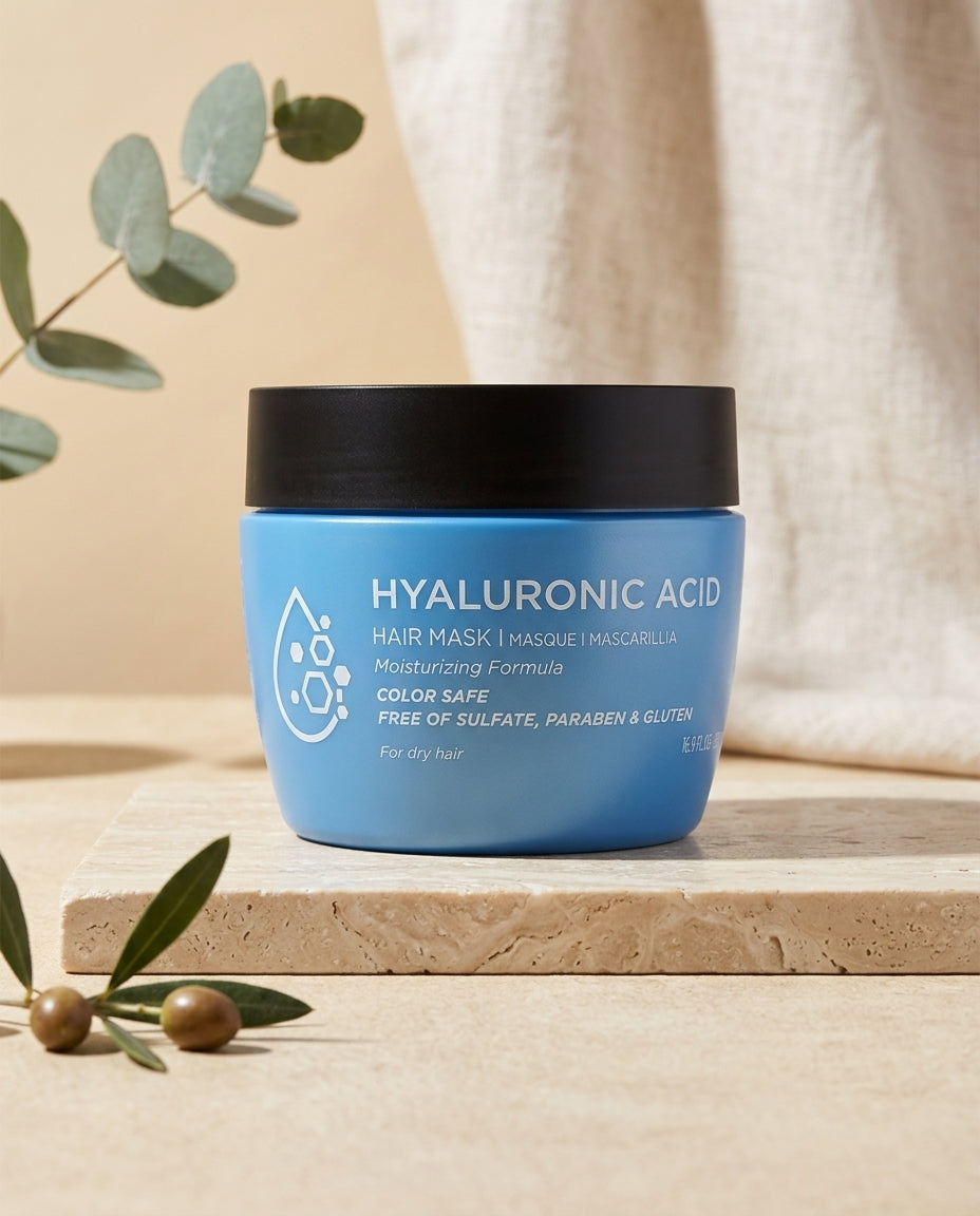 Luseta Hyaluron Haarmaske mit Arganöl, Sheabutter & Avocadoöl 500 ml