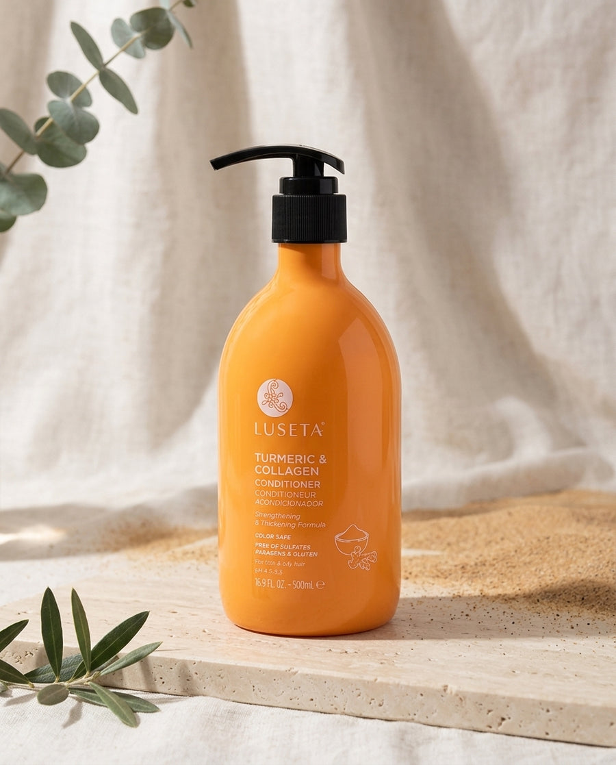 Luseta Turmeric & Collagen Conditioner 500 ml – For Thin & Oily Hair