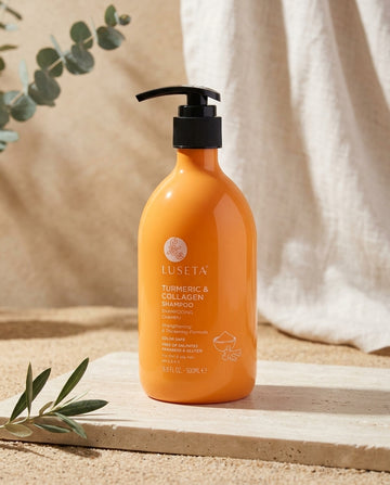 Luseta Turmeric & Collagen Shampoo 500 ml – For Thin & Oily Hair