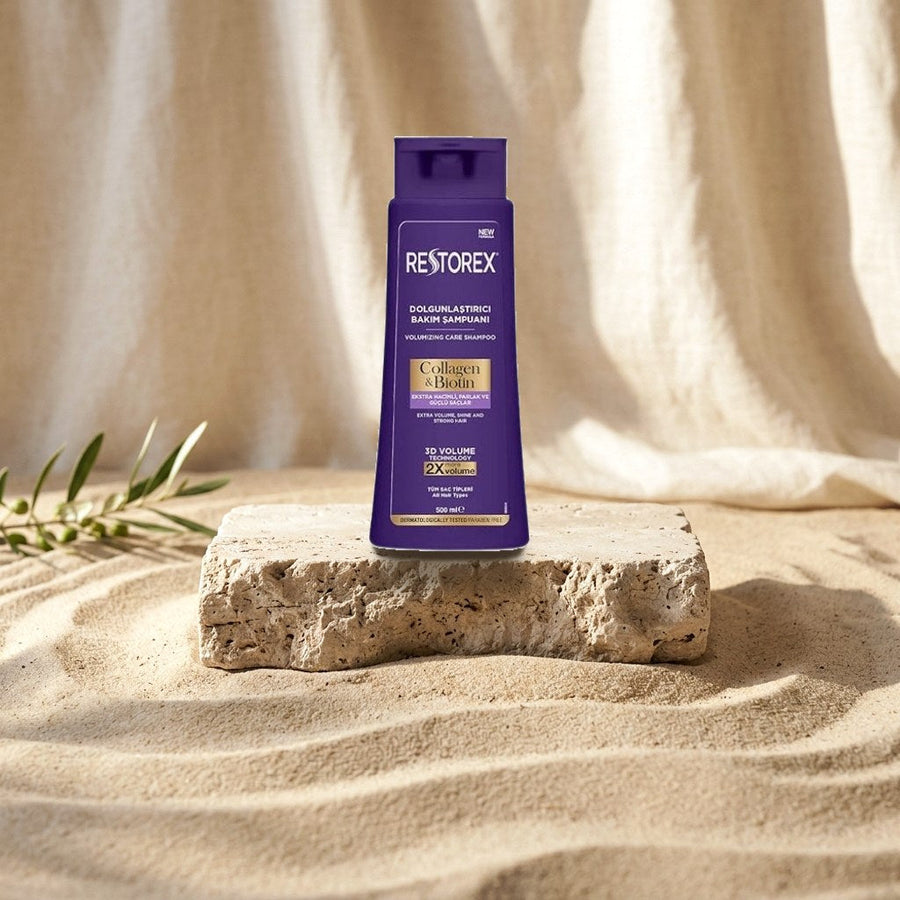 Restorex Collagen und Biotin Volumen Pflege-Shampoo für mehr Fülle 500 ml