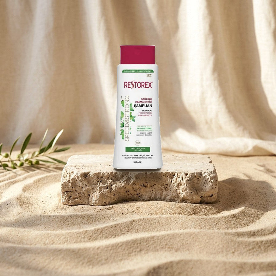 Restorex Speed & Strong Shampoo für trockenes und strapaziertes Haar 500 ml