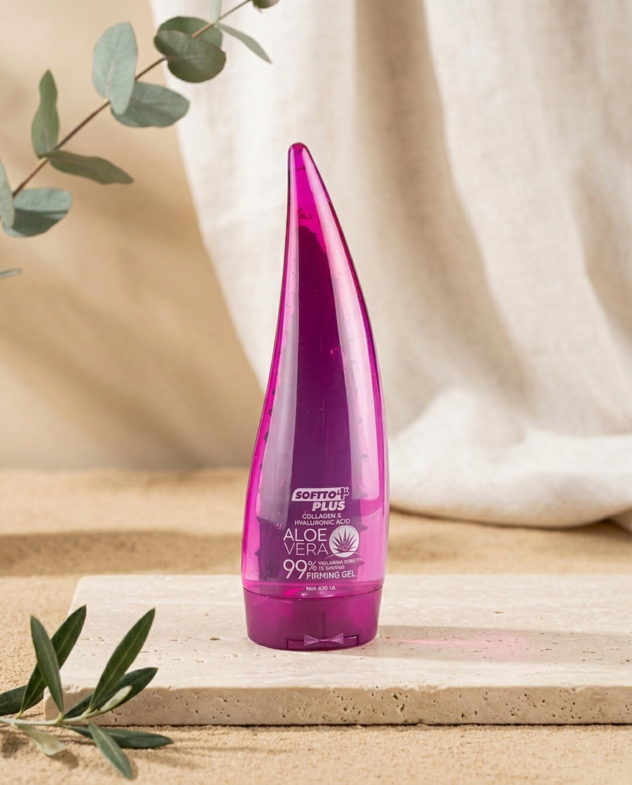 SOFTTO PLUS Aloe Vera Hyaluronic Acid & Collagen Firming Gel 250 ml