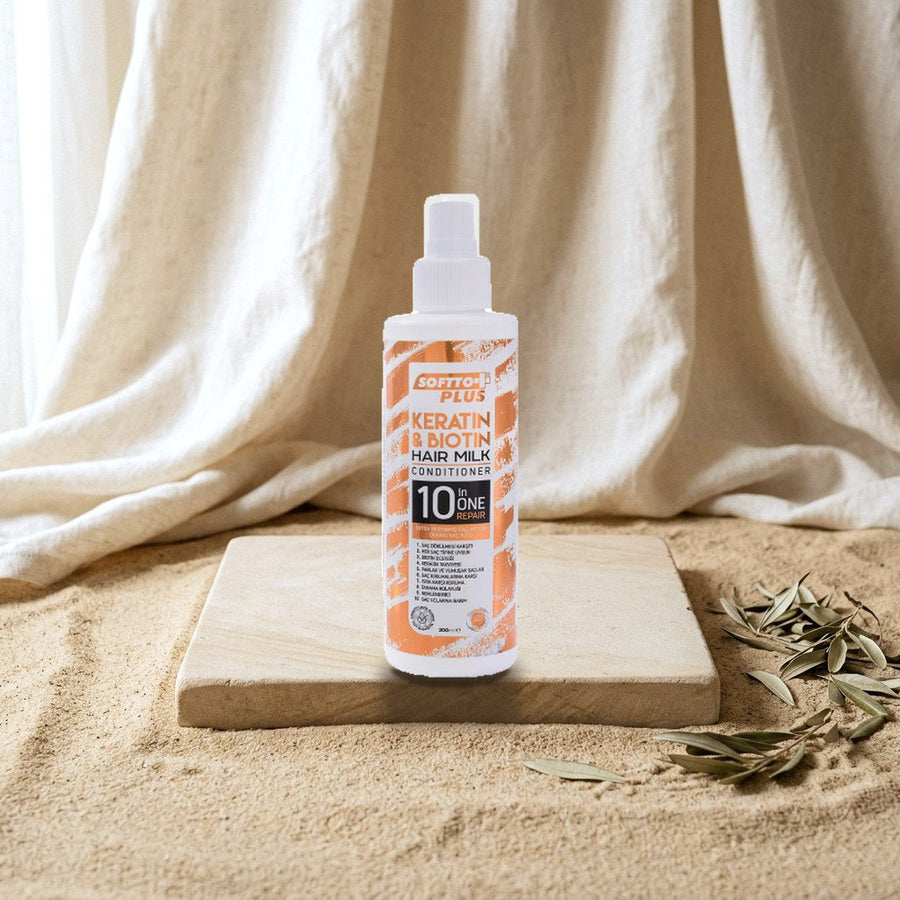 SOFTTO PLUS Keratin & Biotin Haarpflegemilch 250 ml