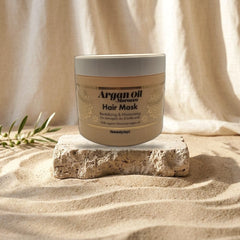The BeautyDept. Revitalisierende Haarmaske mit Arganöl aus Marokko 500 ml