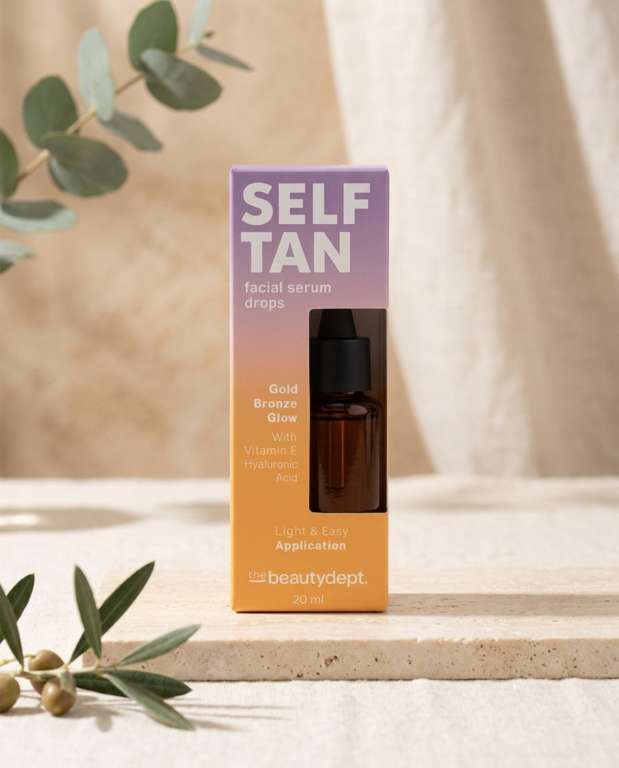 The Beautydept. SELF TAN Facial Serum Drops – Gold Bronze Glow 20 ml
