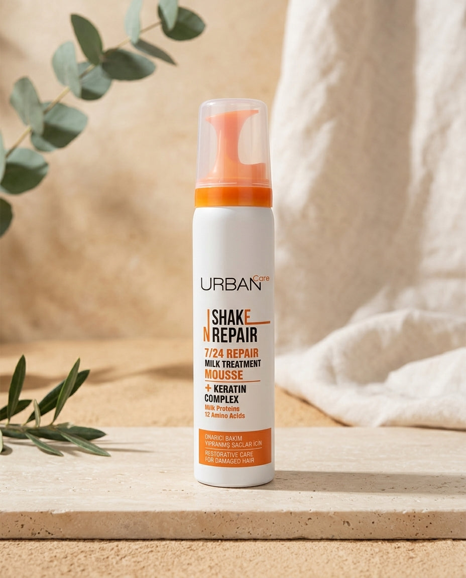 Urban Care Shake N Repair Leave-in-Haarschaum mit Milchprotein & Keratin 150 ml